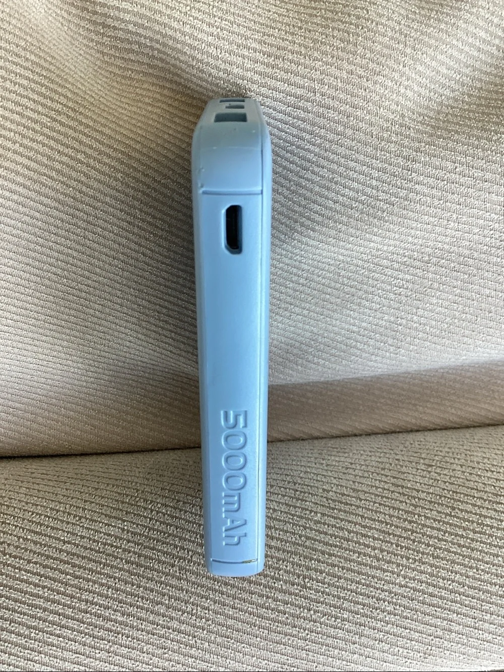 Sky Blue Portable Power Bank 5000 mah